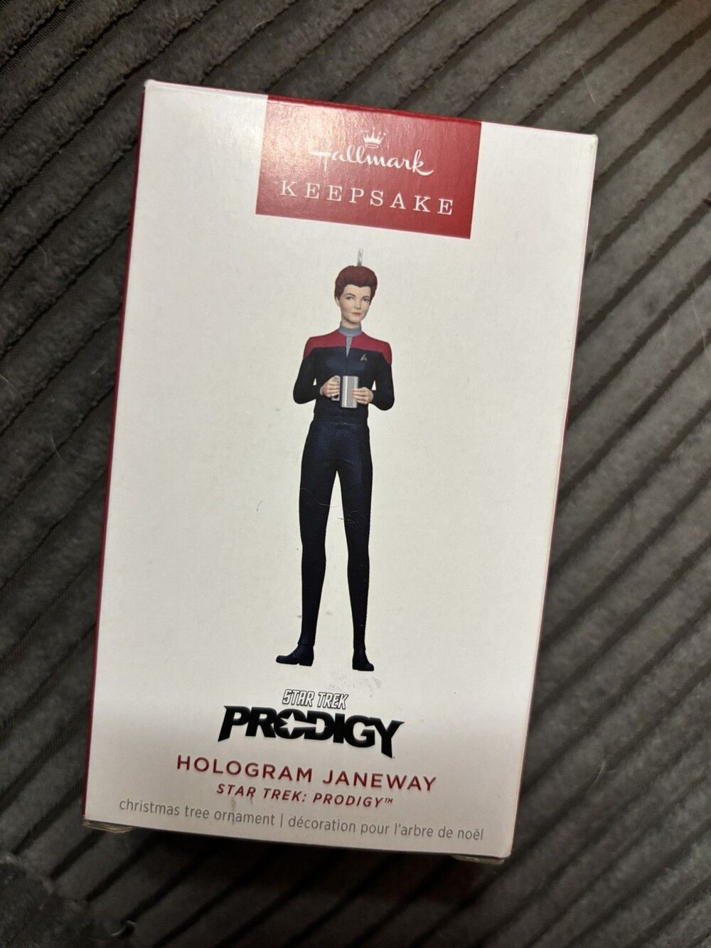 Hologram Captain Janeway Hallmark Keepsake Christmas Ornament Star Trek Prodigy